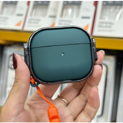 Vỏ bọc tai nghe Airpods 1,2 Airpods 3, Airpod PRo mặt lưng nhám hãng Coteetci viền xi bóng