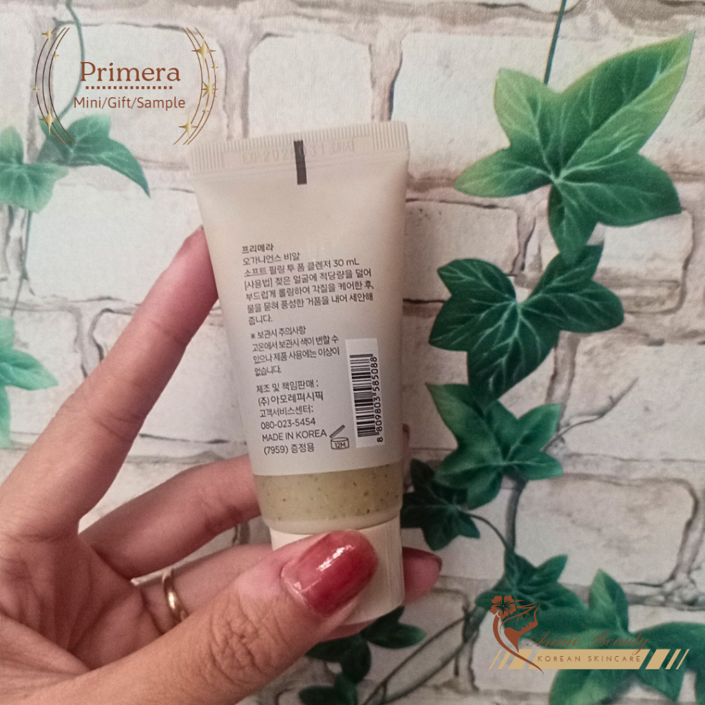 Sữa rửa mặt tạo bọt chăm sóc da mụn, da nhạy cảm Primera Organience Barrier Repair Soft Peeling to Foam Cleanser
