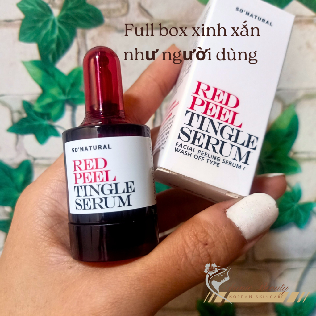 Tẩy tế bào, tinh chất RED PEEL TINGLE SERUM loại bỏ da chết, làm sạch lỗ chân lông giúp da tươi sáng, giảm mụn, se khít