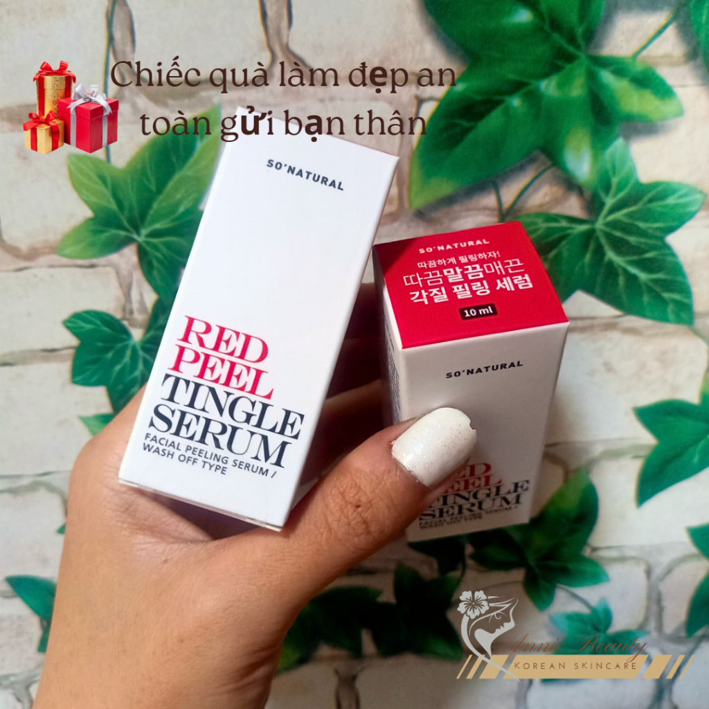 Tẩy tế bào, tinh chất RED PEEL TINGLE SERUM loại bỏ da chết, làm sạch lỗ chân lông giúp da tươi sáng, giảm mụn, se khít