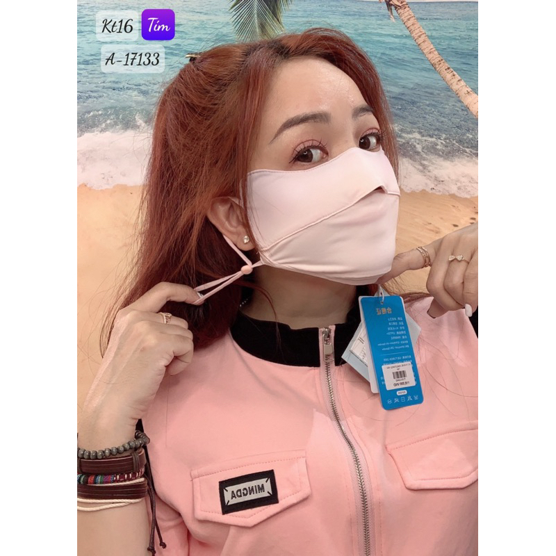 Khẩu Trang đi nắng chống tia UV UFP 50+ - Unisex màu Loang KT16-KT22 DA-KT23