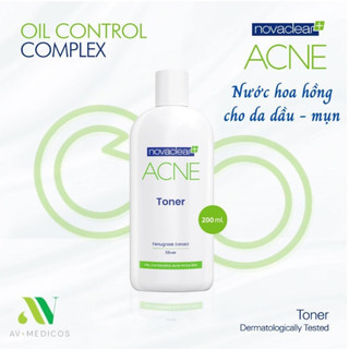  Nước Hoa Hồng cho da mụn da dầu Novaclear+ ACNE Toner 