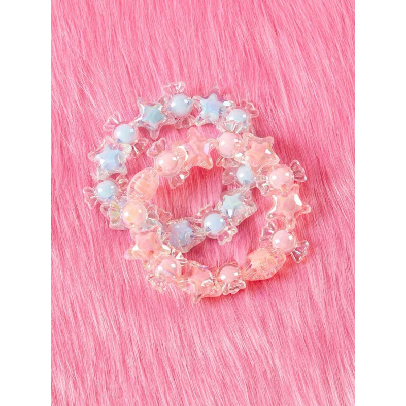 Small Sweet - Vòng tay viên kẹo ngọt hai màu trong suốt