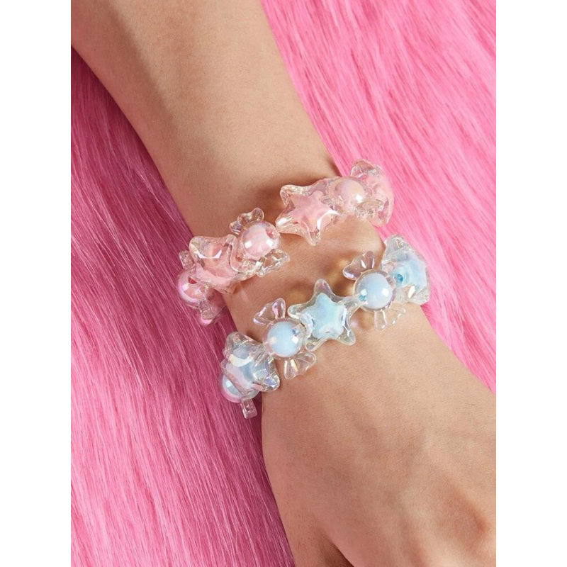 Small Sweet - Vòng tay viên kẹo ngọt hai màu trong suốt