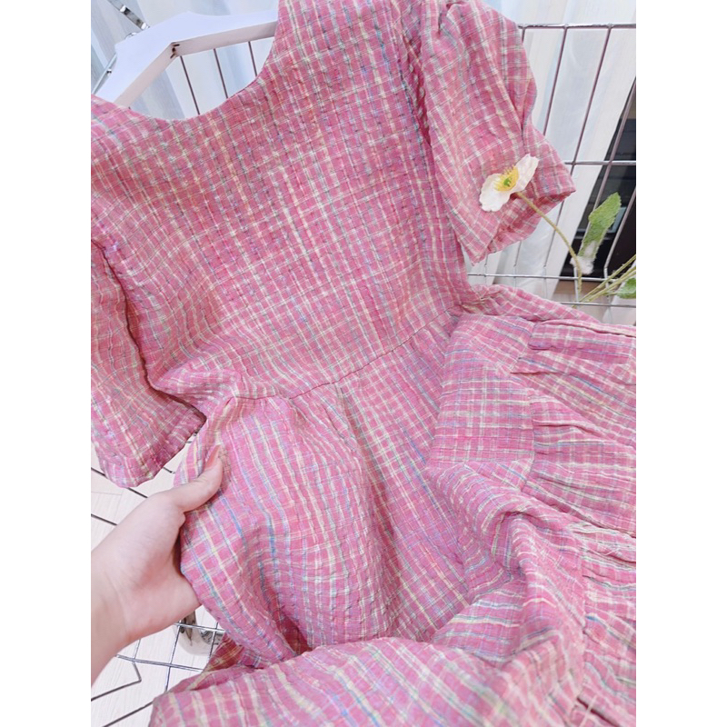 💥sỉ💥 VÁY bầu-váy cho con ti Hồng đuôi cá-  khoá dọc cho con ti