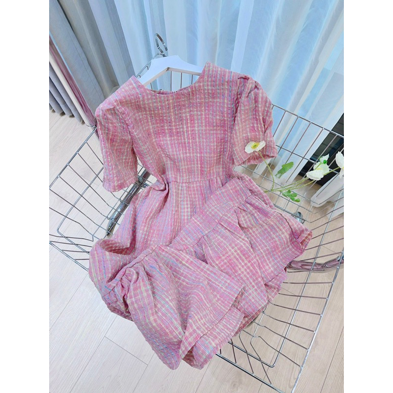 💥sỉ💥 VÁY bầu-váy cho con ti Hồng đuôi cá-  khoá dọc cho con ti