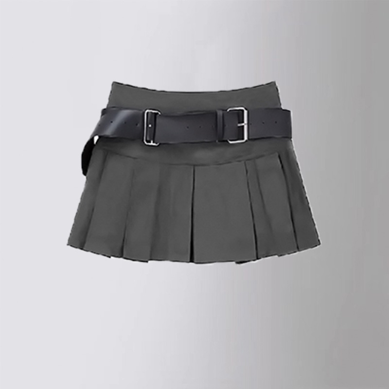 Chân Váy Xếp Ly Dáng Chữ A Nhiều Màu Tặng Kèm Đai Cho Bé Gái, Phong Cách Retro Trẻ Trung Năng Động Hè 2023 - XUDOO KIDS