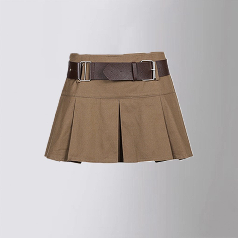 Chân Váy Xếp Ly Dáng Chữ A Nhiều Màu Tặng Kèm Đai Cho Bé Gái, Phong Cách Retro Trẻ Trung Năng Động Hè 2023 - XUDOO KIDS