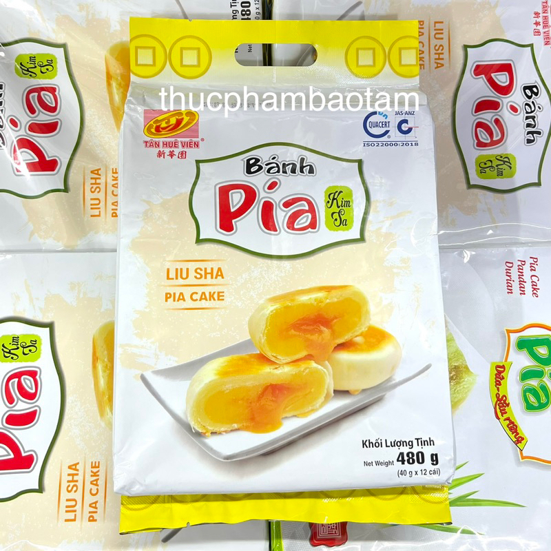BÁNH PÍA KIM SA TÂN HUÊ VIÊN - Gói 480g