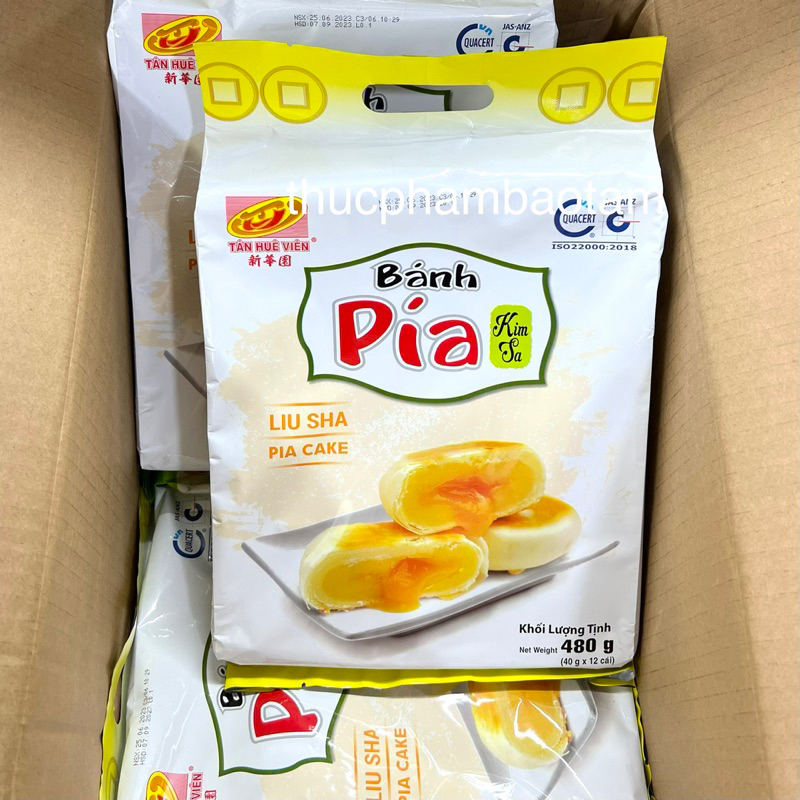 BÁNH PÍA KIM SA TÂN HUÊ VIÊN - Gói 480g