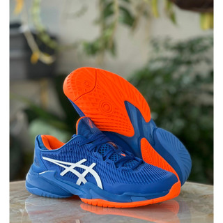 GIÀY TENNIS ASICS COURT FF3 NOVAK XANH/TRẮNG/CAM