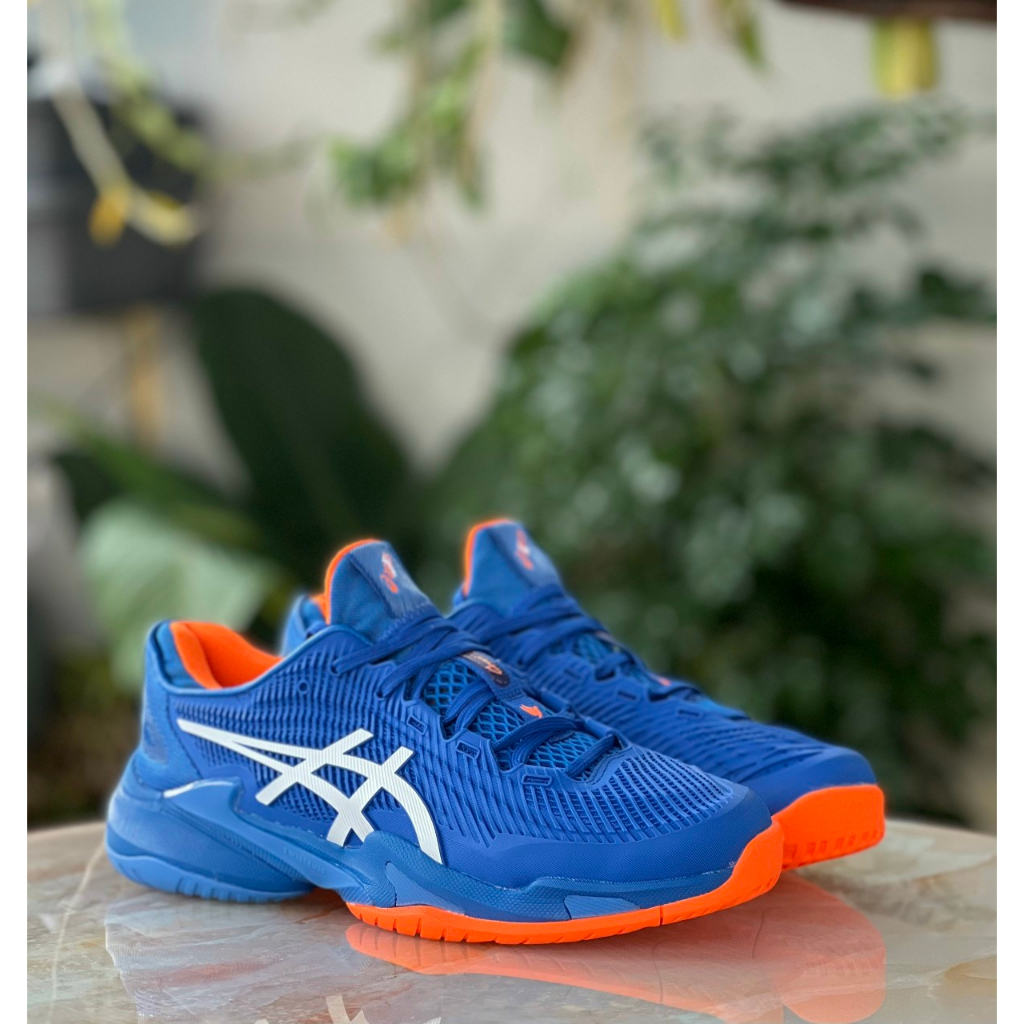 GIÀY TENNIS ASICS COURT FF3 NOVAK XANH/TRẮNG/CAM