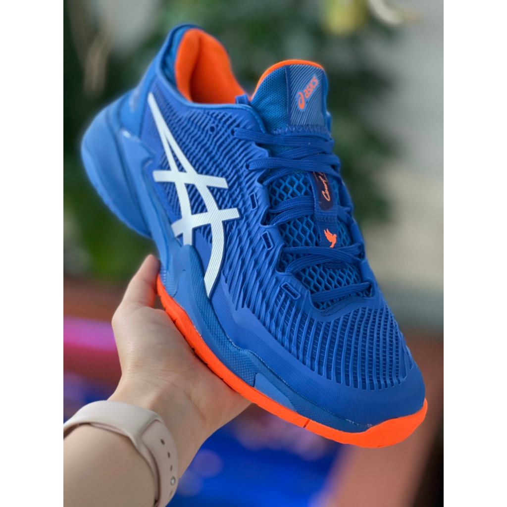 GIÀY TENNIS ASICS COURT FF3 NOVAK XANH/TRẮNG/CAM