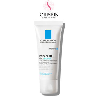 LA ROCHE-POSAY - KEM DƯỠNG CHO DA MỤN BỊ SUY YẾU LA ROCHE-POSAY EFFACLAR H ISO-BIOME ULTRA SOOTHING HYDRATING CARE 40ML