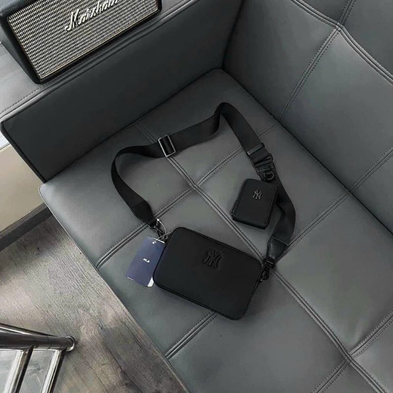 Túi Đeo Chéo MLB Industrial Crossbody Black