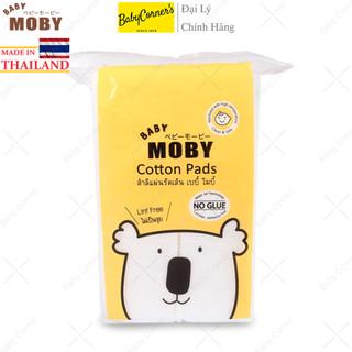 Bông Miếng Moby Cỡ Nhỏ Cotton Pads Gói 100 Miếng Cho Bé