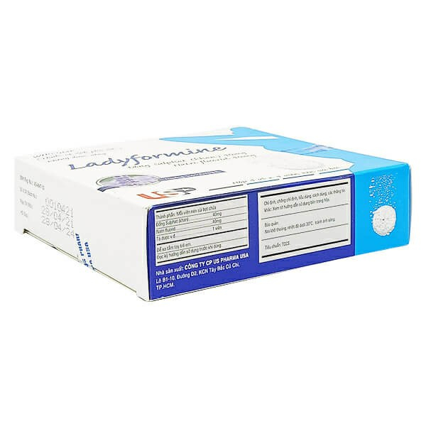 Viên Sủi Vệ Sinh Phụ Nữ Ladyformine Hộp 16 Viên - Nhà thuốc Thu Dung