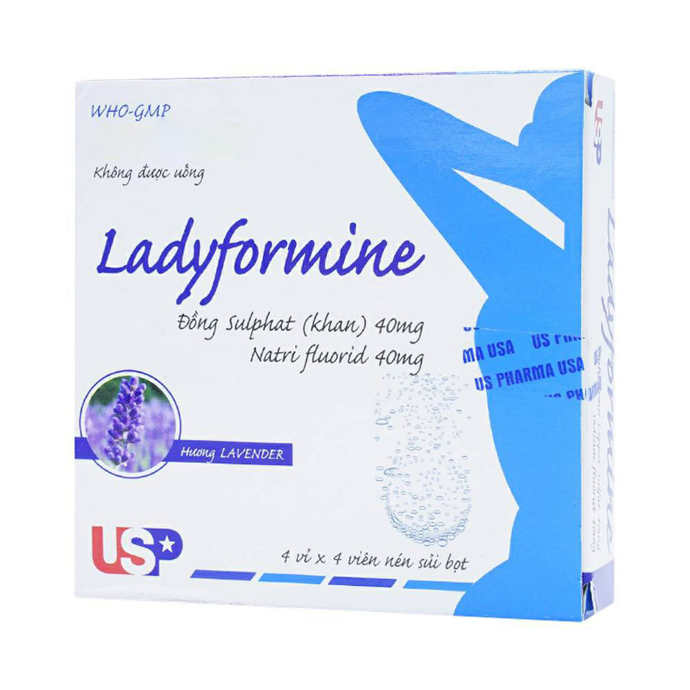 Viên Sủi Vệ Sinh Phụ Nữ Ladyformine Hộp 16 Viên - Nhà thuốc Thu Dung