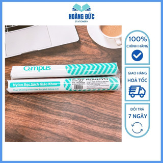 Cuộn 10 Nylon Bọc Sách Vở Campus Cấp 1, Cấp 2 - Hoàng Đức