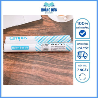 Cuộn 10 Nylon Bọc Sách Vở Campus Cấp 1, Cấp 2 - Hoàng Đức