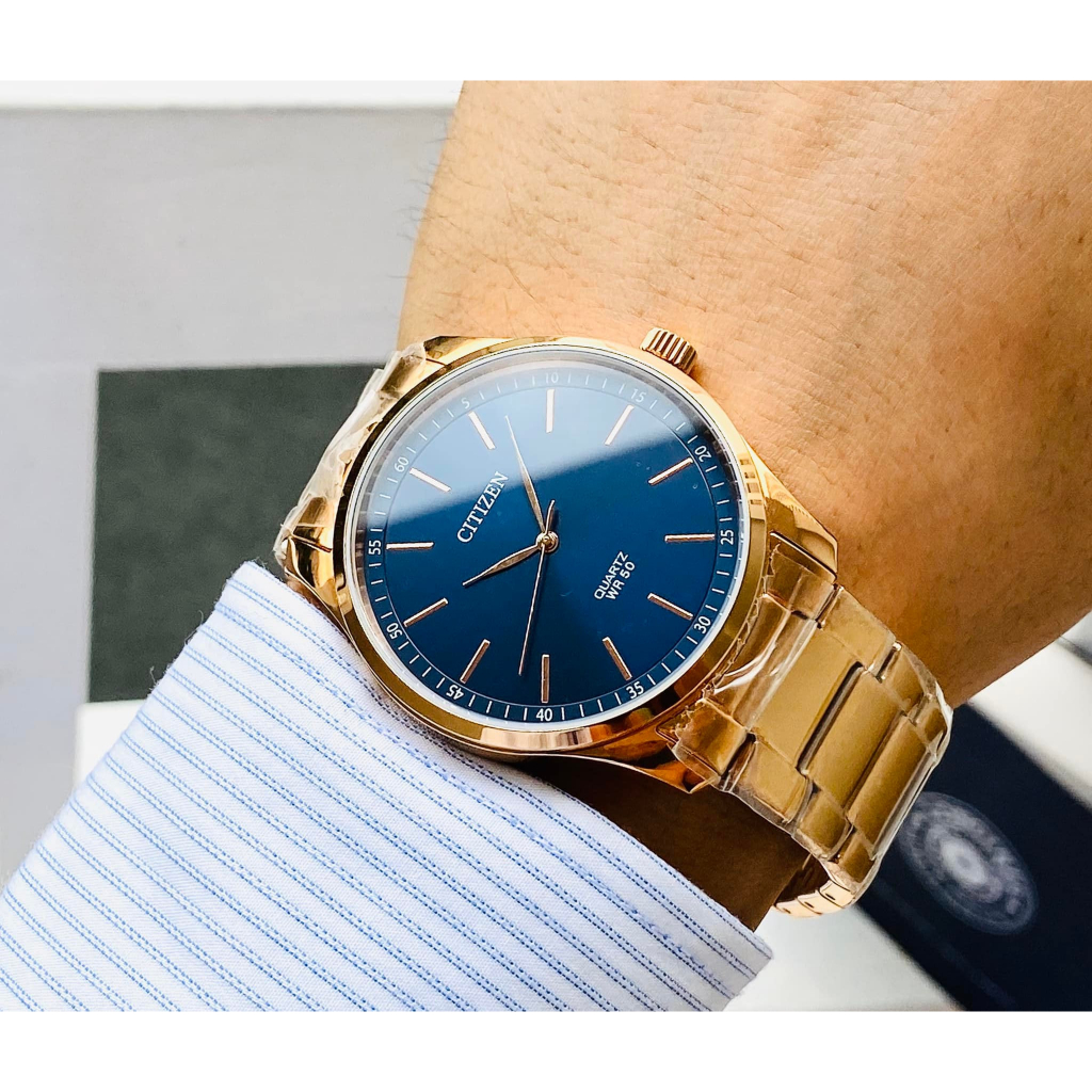 Đồng Hồ Nam CITIZEN  BH5003-51L Chính Hãng Tặng Kèm Dây Da Cao Cấp