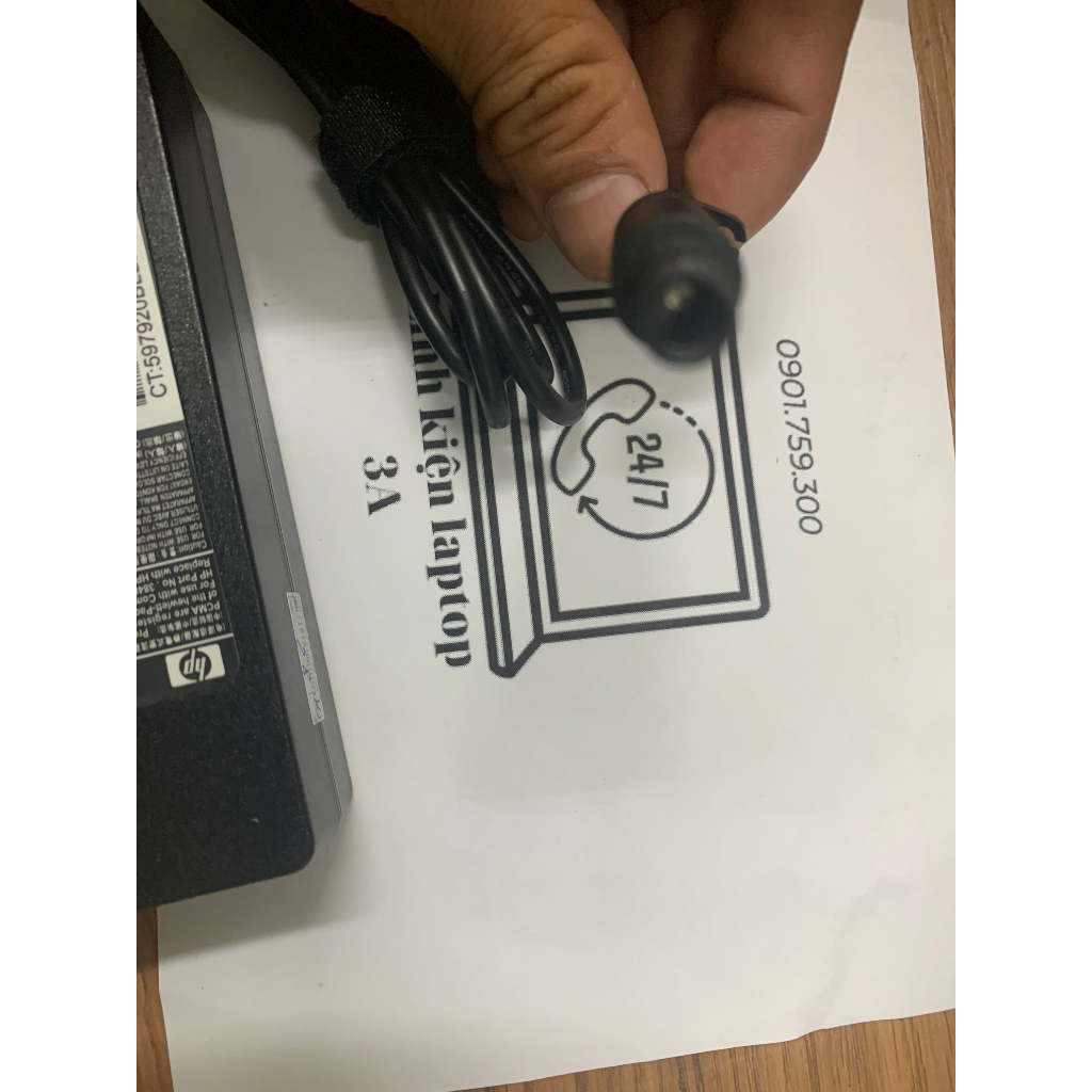 Sạc Laptop HP 19V - 4.74A   chân kim to 7.4mm cho HP 8460 8470 8560P 8570P 7.4mm