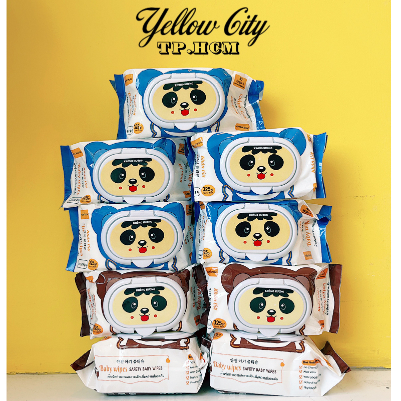 Khăn ướt Baby Wipes 325gr bịch to , không mùi, hàng chính hãng