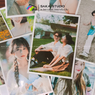 In Ảnh 5x7 Theo Yêu Cầu Ép Plastic - In Ảnh 1k - Mua 50 tặng 5