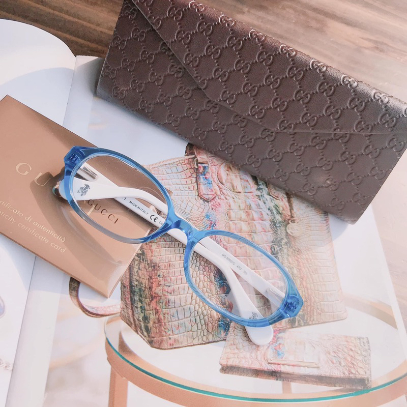 (Auth) Kính GUCCI lens nhỏ 47/16/125mm phong cách cho kids và cả người lớn - Hàng auth fullbox mua từ Mỹ