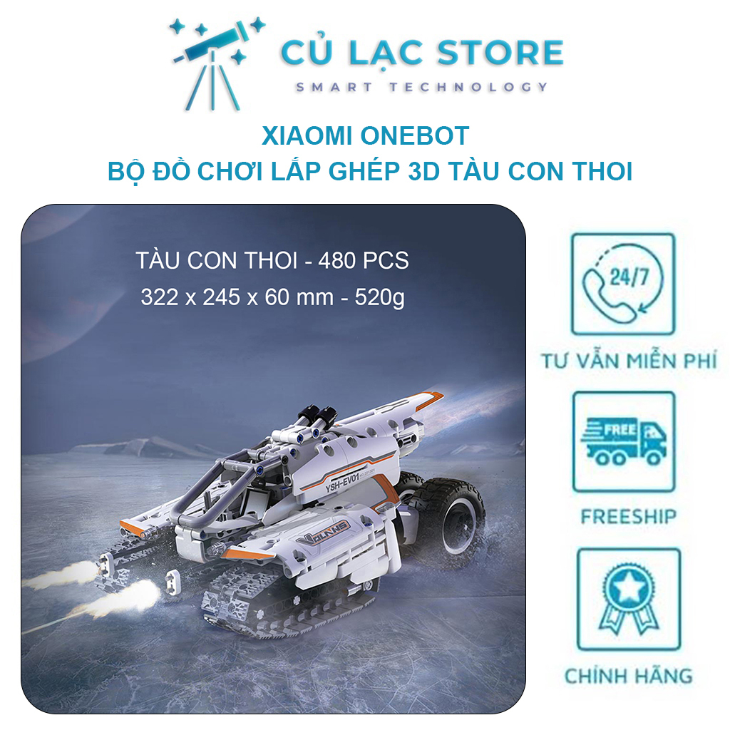 Bộ đồ chơi xếp hình lắp ráp tàu con thoi phi thuyền chiến đấu, hướng dẫn lắp ghép 3D trên điện thoại