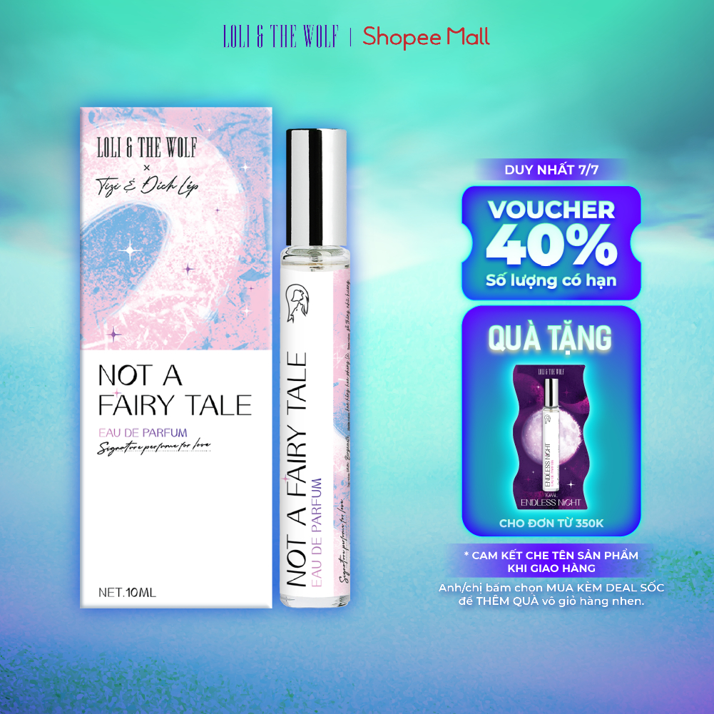 Nước Hoa Nam Nữ Loli And The Wolf Not A Fairy Tale Hương Thơm Lôi Cuốn Chai 10ml