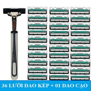 Dao cạo râu Gilleitt Mach Classicc Kèm 36 lưỡi Tặng 1 Lọ kem Tiện lợi khi sử dụng