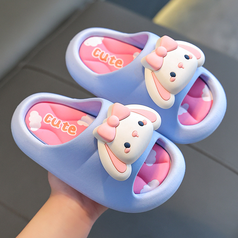 Dép đầu búp bê Chống Trượt Thoải Mái Chống Mòn Hình Thỏ CUTE Cho Bé Gái(Mã 2131)