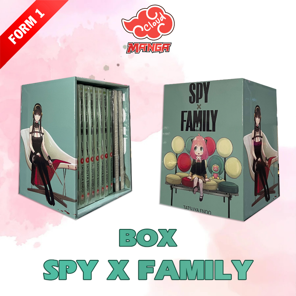 Box Spy x family dùng để bày manga [không kèm truyện tập 1,2,3,4,5,6,7,8,9,10]