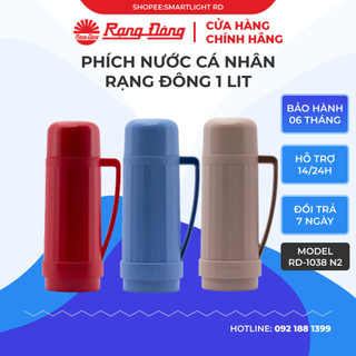 Phích nước cá nhân 1lit rạng đông giữ nhiệt model: rd-1038 n2