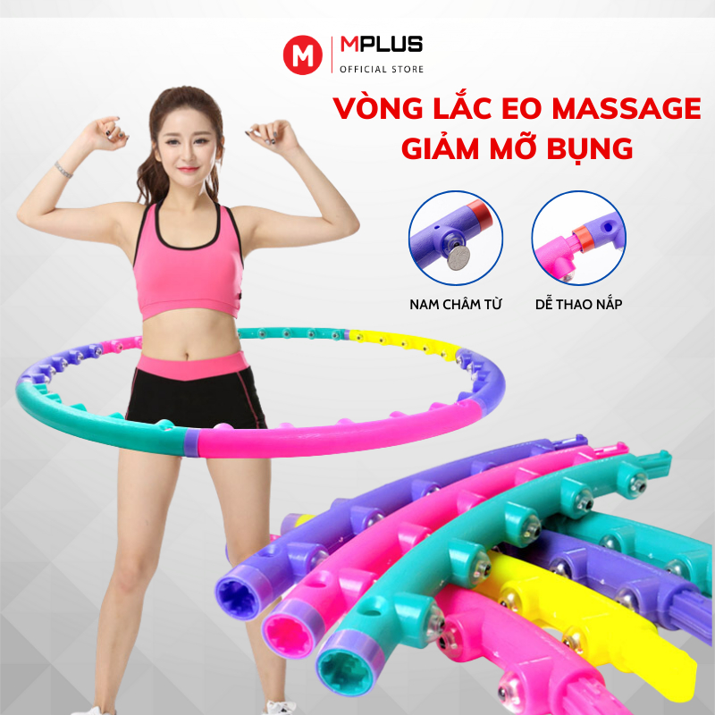 Vòng Lắc Eo Có Hạt Massage, Vòng Lắc Bụng Giảm Mỡ An Toàn Hiệu Quả-mp