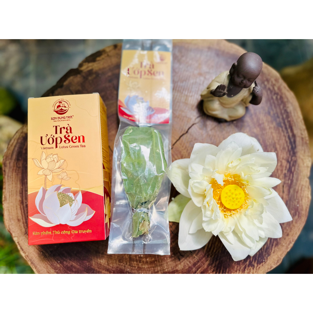 Trà Hoa Sen, Trà Đinh Ướp Bông Sen Sấy Thăng Hoa Chè Thái Nguyên Cao Cấp