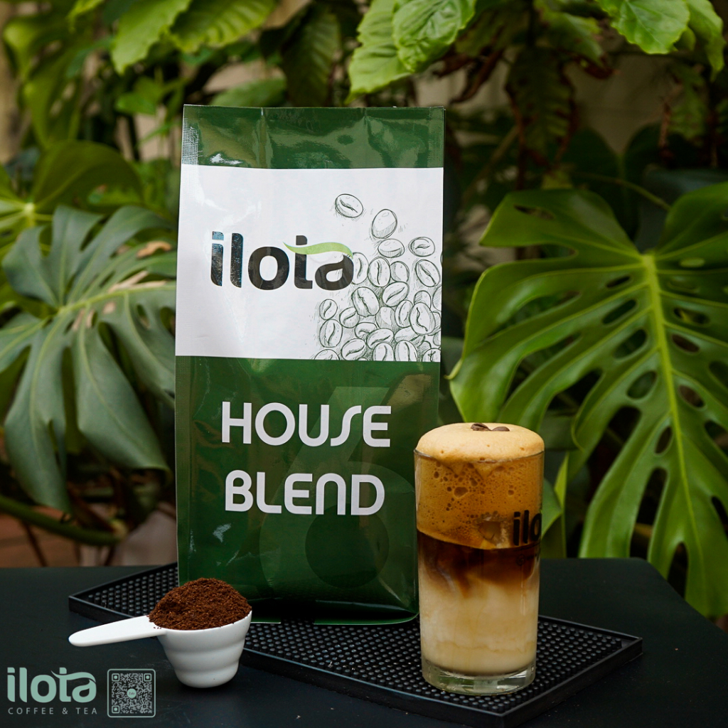 Cà phê nguyên hạt House Blend ILOTA 6 rang xay nguyên chất