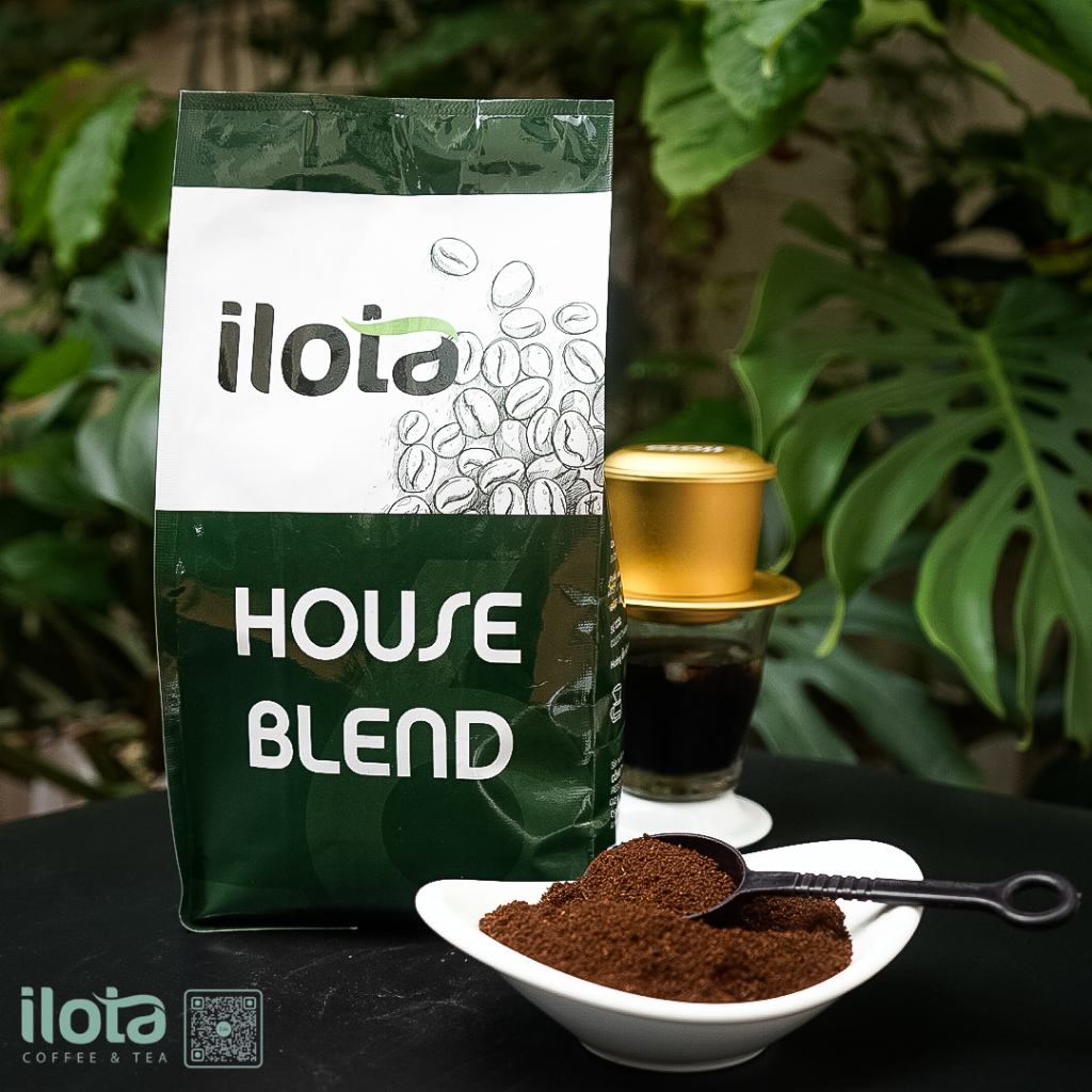 Cà phê nguyên hạt House Blend ILOTA 6 rang xay nguyên chất