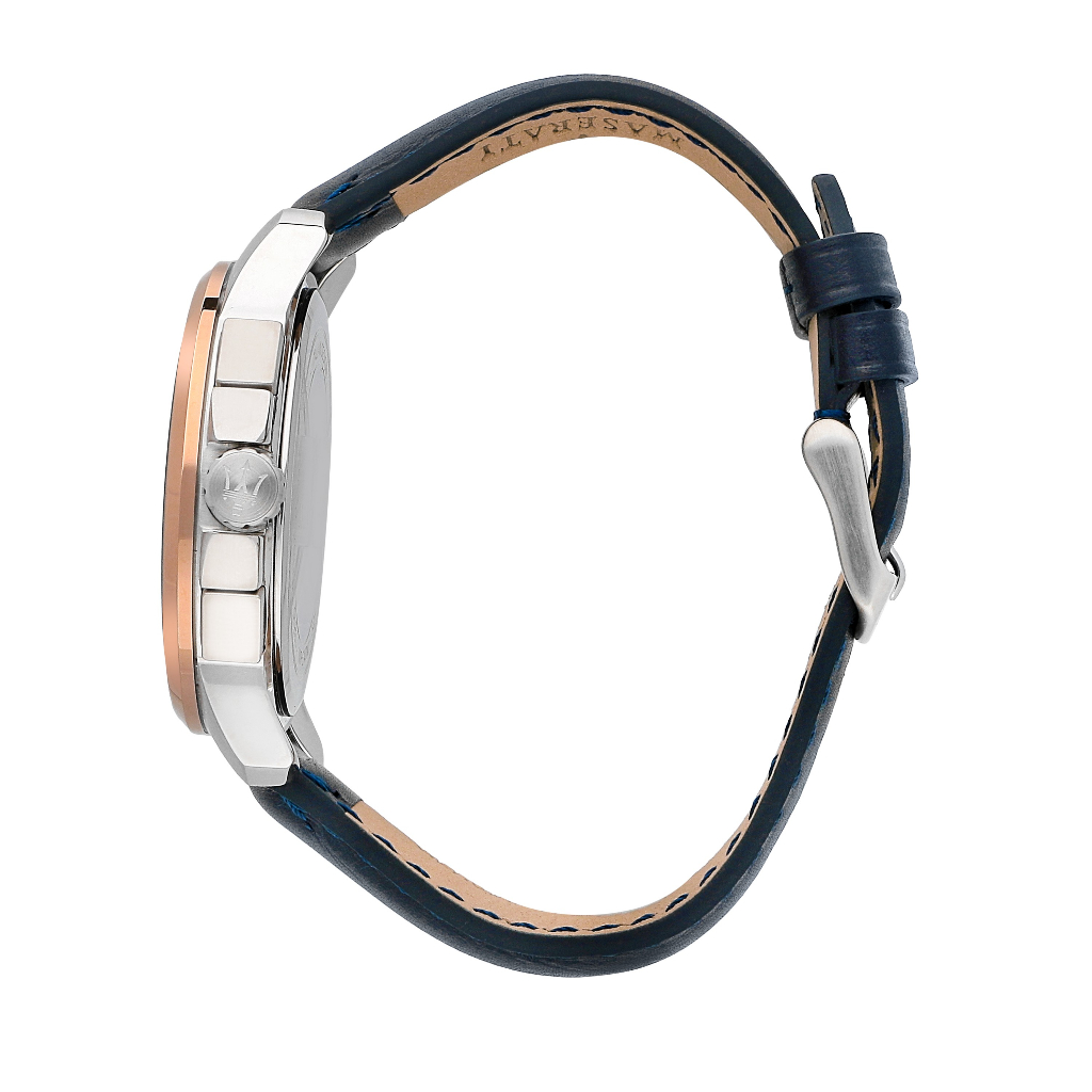 Đồng Hồ Quartz Dây Da Xanh 44Mm R8871621015