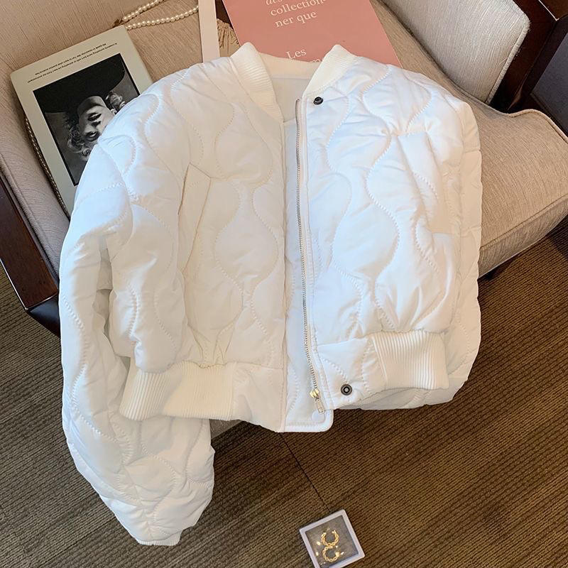 Áo khoác phao dáng ngắn cổ tàu hàng Quảng châu sale