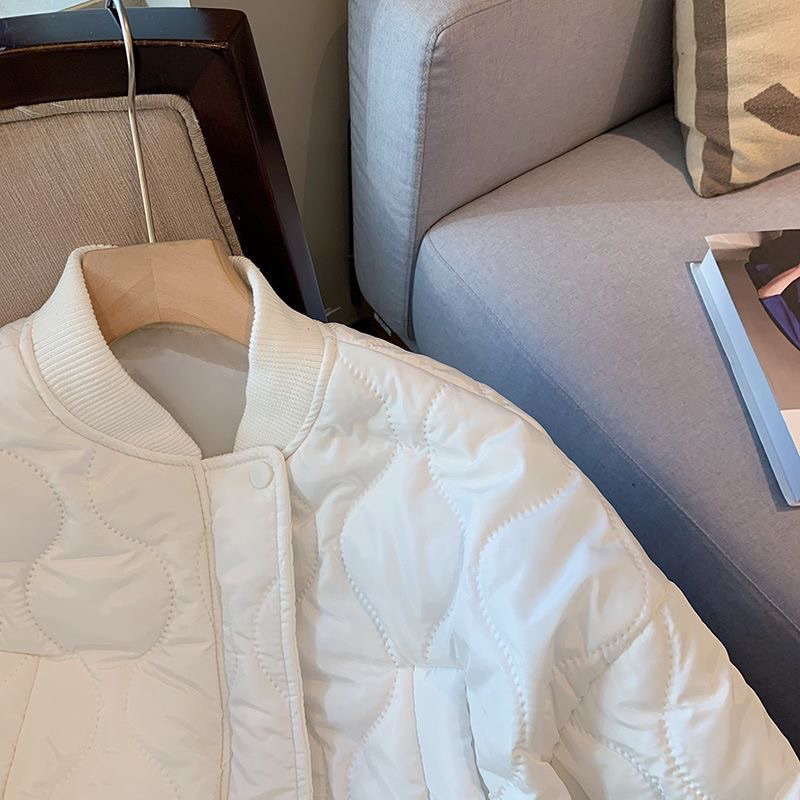 Áo khoác phao dáng ngắn cổ tàu hàng Quảng châu sale