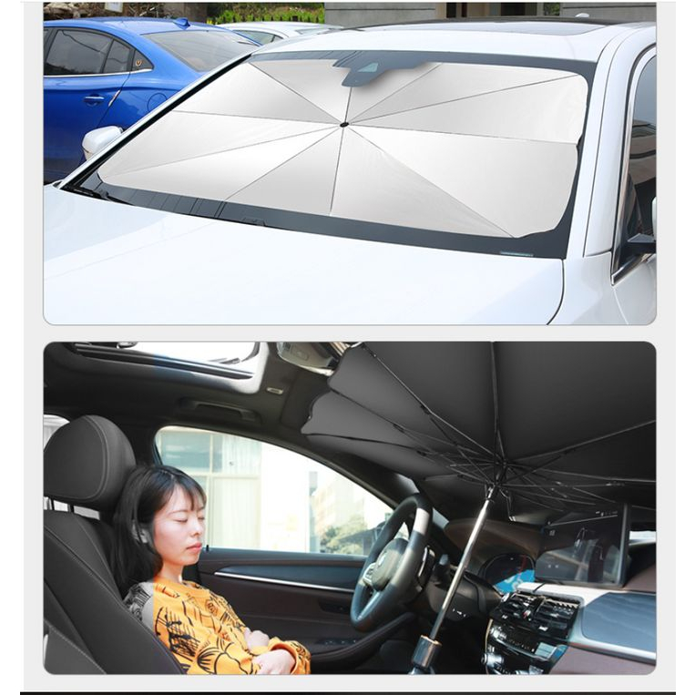 Dù che mát kính lái ô tô hàng loại 1,Ô che nắng kính trước xe ô tô chống nóng, dù che kính lái xe hơi chống nắng