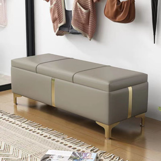 Ghế chờ sofa băng dài, ghế đôn sofa da cao cấp ghế hộp chứa đồ phù hợp bàn trà sofa trang trí phòng IGA- GC32