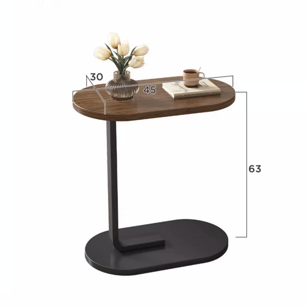 Bàn trà sofa bàn đầu giường có thể đẩy chân vào gầm ghế sofa trang trí phòng khách- GM108