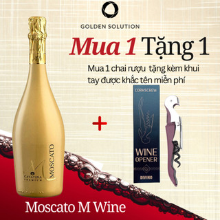 Rượu vang ý moscato m nồng độ 8.5% 750ml