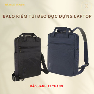 Balo kiêm túi chống sốc đeo dọc 13.3 inch thương hiệu tucano - bảo hành 12 tháng