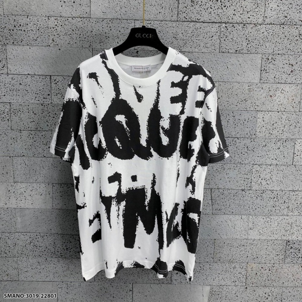 Áo Thun Unisex Nam Nữ Queen Chảy Mực, Áo Phông Cotton Dáng Rộng Dày Dặn