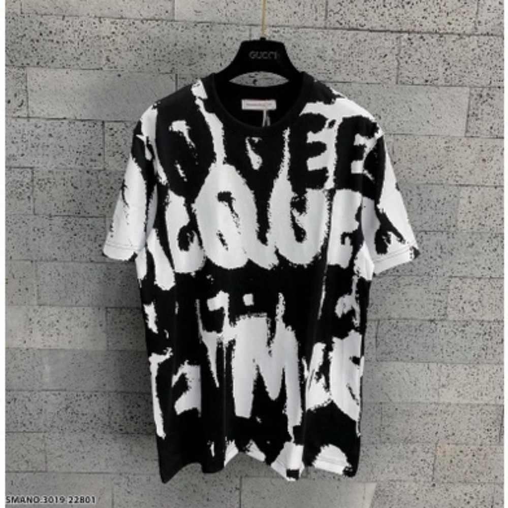 Áo Thun Unisex Nam Nữ Queen Chảy Mực, Áo Phông Cotton Dáng Rộng Dày Dặn