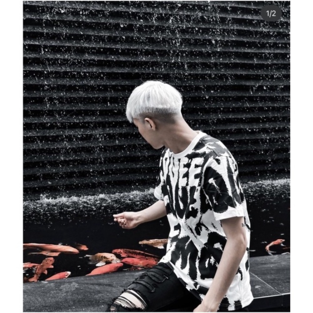 Áo Thun Unisex Nam Nữ Queen Chảy Mực, Áo Phông Cotton Dáng Rộng Dày Dặn